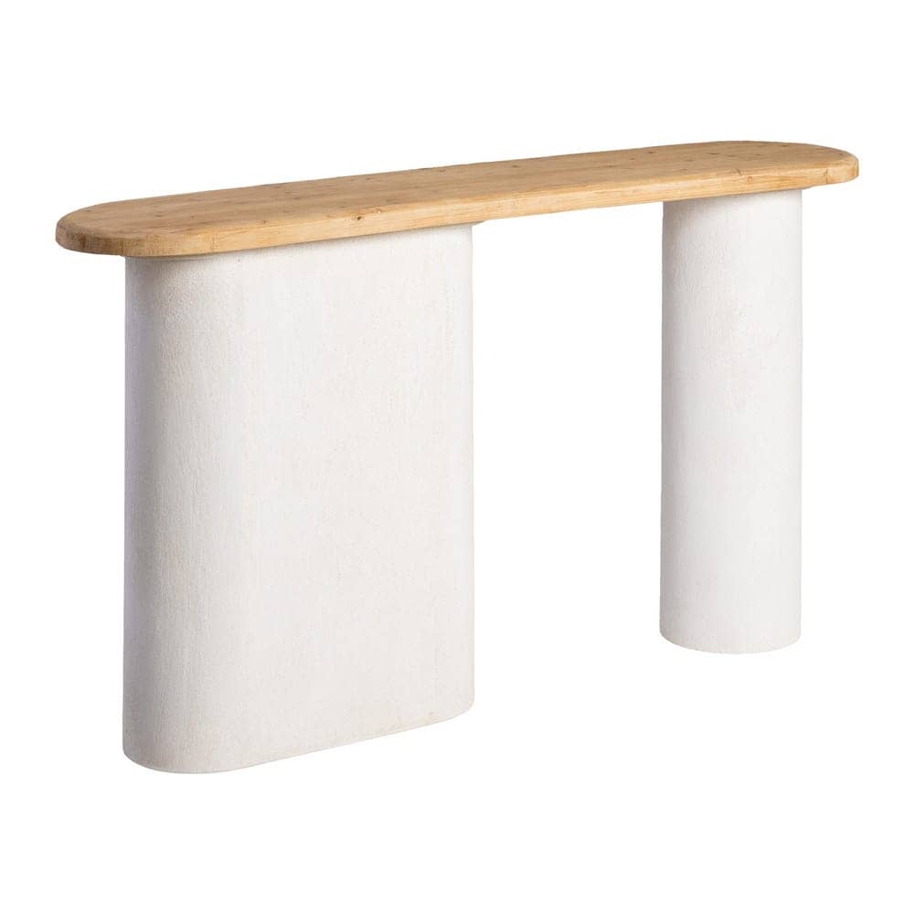 Consola Blanca de DM WILMA 150 x 35 x 82 cm sin montaje - Imagen 3
