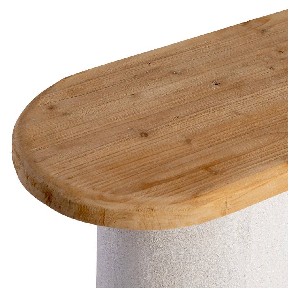 Consola Blanca de DM WILMA 150 x 35 x 82 cm sin montaje - Imagen 4