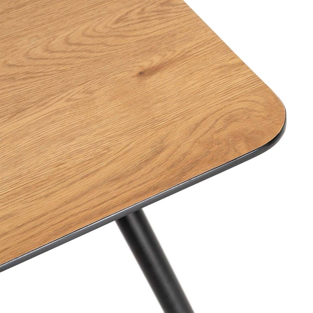Mesa Extensible Natural DM-Metal 120x80 cm, Altura 75 cm, Patas Hierro - Imagen 6
