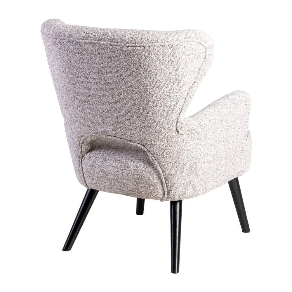 Sillón Jaspeado Crudo de Plywood y Poliester 70x74x90 cm - Imagen 3
