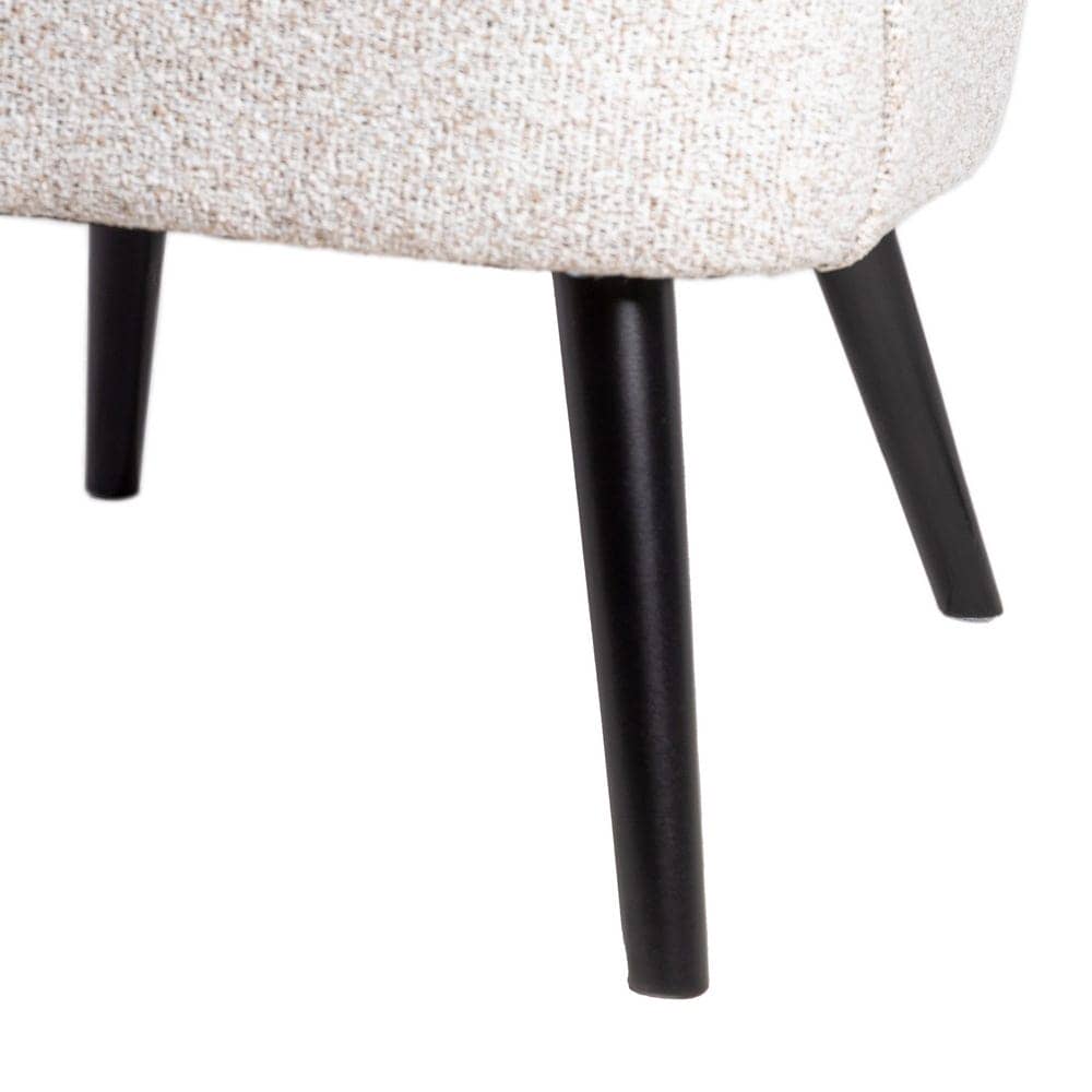 Sillón Jaspeado Crudo de Plywood y Poliester 70x74x90 cm - Imagen 5