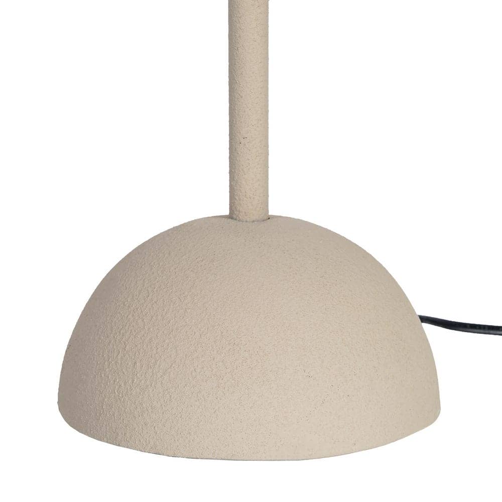 Lámpara de Mesa Blanca de Hierro DM-Metal 19x19x61 cm - Imagen 8