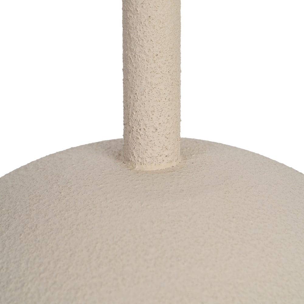 Lámpara de Mesa Blanca de Hierro DM-Metal 19x19x61 cm - Imagen 9