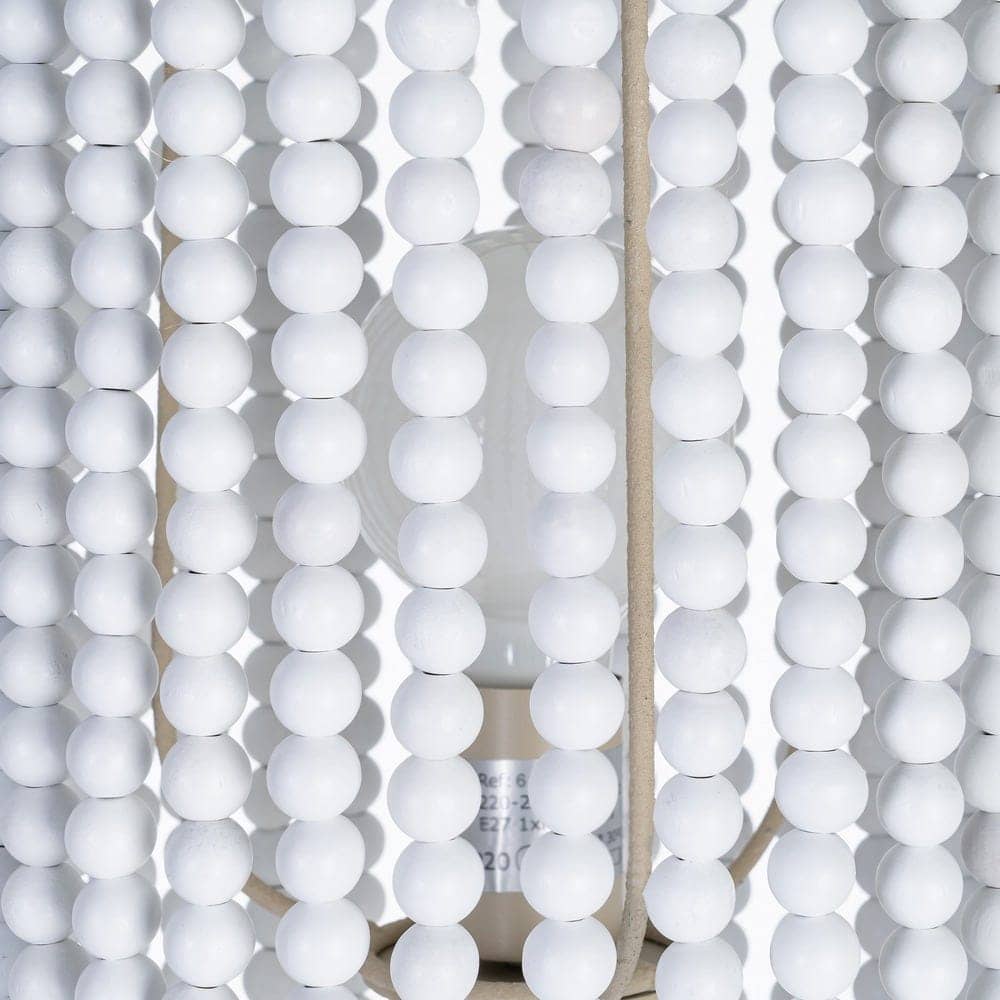 Lámpara de Suelo Blanca de Hierro DM-Metal 25,5 x 25,5 x 155 cm - Imagen 4