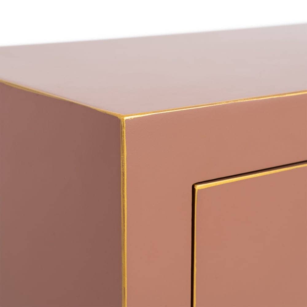 Mesita Moka de DM 45x26x69 cm con Cajón y Estante Interior - Imagen 7