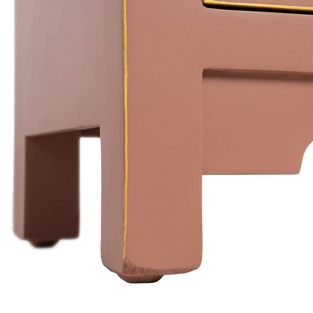 Mesita Moka de DM 45x26x69 cm con Cajón y Estante Interior - Imagen 8