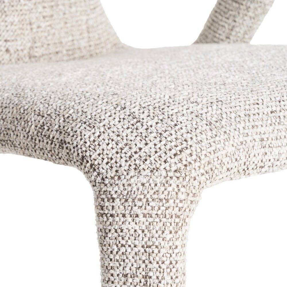 Silla Jaspeada Gris de Tejido con Estructura de Metal 52,5x59x79 cm - Imagen 7
