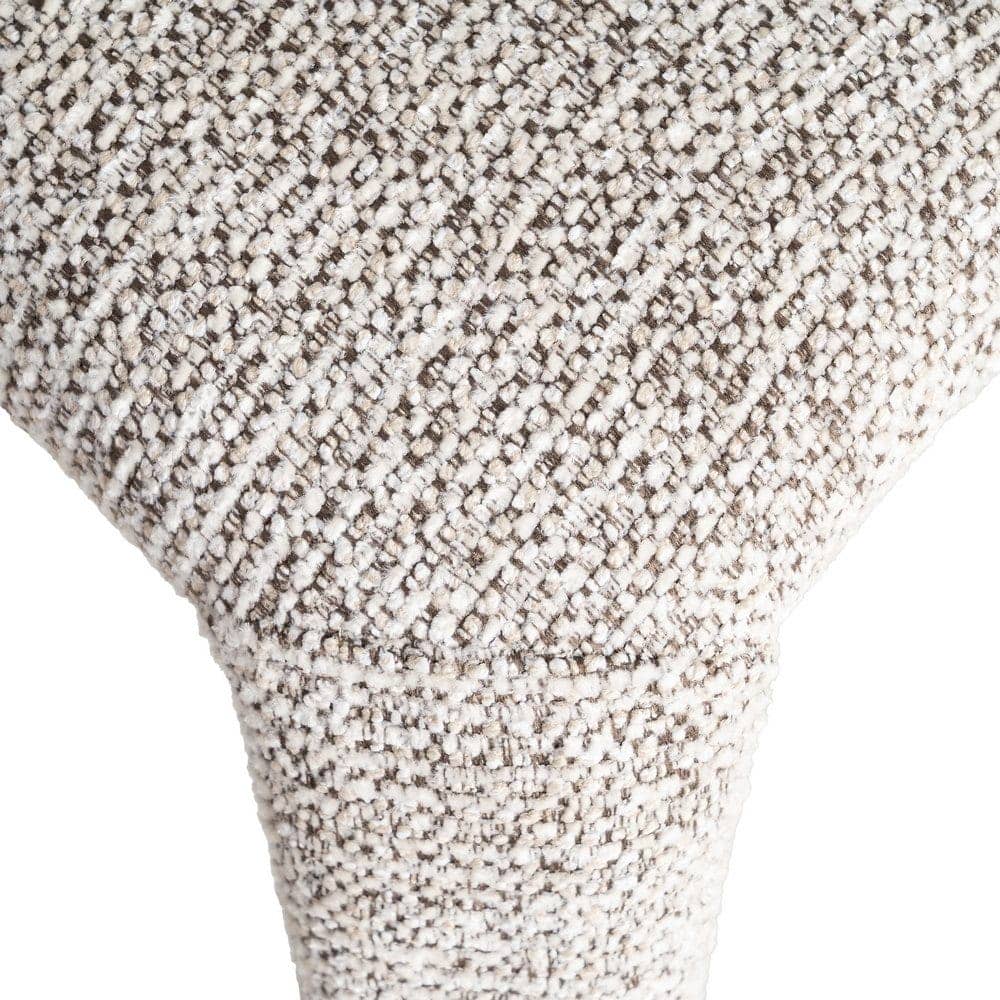 Silla Jaspeada Gris de Tejido con Estructura de Metal 58x60x81 cm - Imagen 7