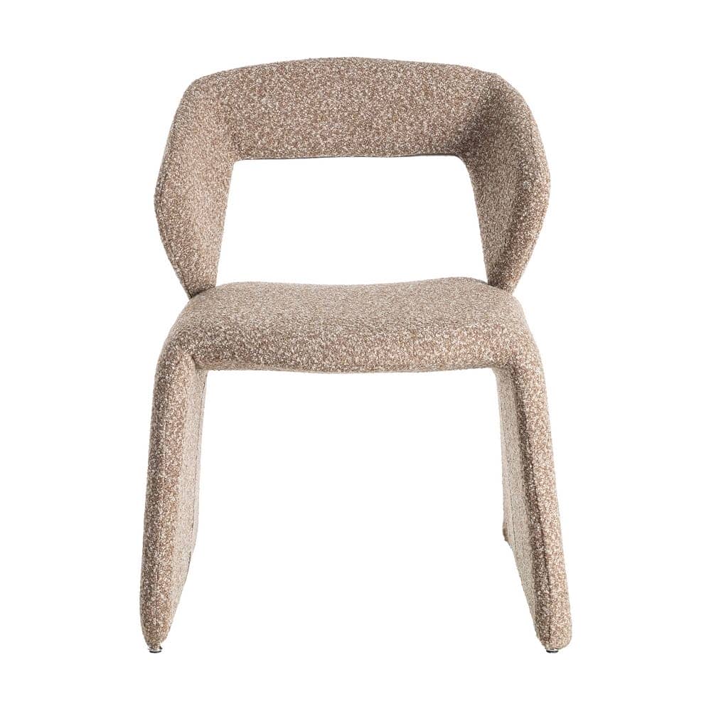 Silla Beige Tejido con Estructura de Metal 59x63x81 cm - Imagen 2