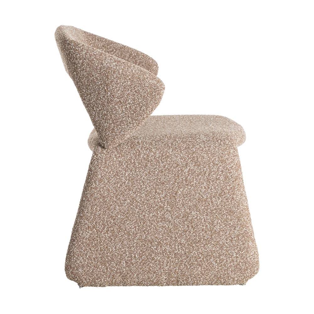 Silla Beige Tejido con Estructura de Metal 59x63x81 cm - Imagen 3