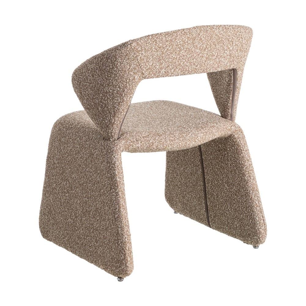 Silla Beige Tejido con Estructura de Metal 59x63x81 cm - Imagen 4