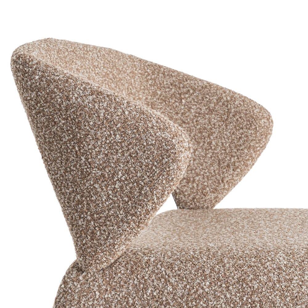 Silla Beige Tejido con Estructura de Metal 59x63x81 cm - Imagen 6