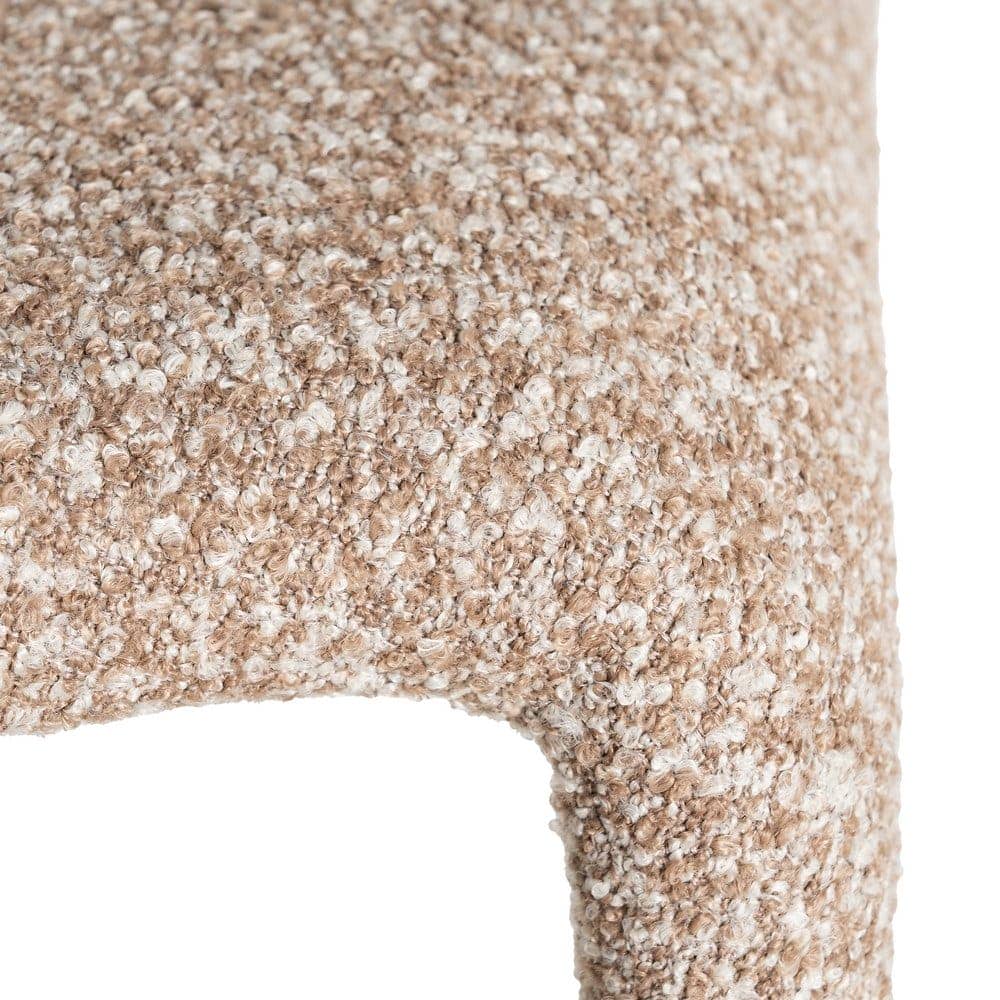 Silla Beige Tejido con Estructura de Metal 59x63x81 cm - Imagen 8