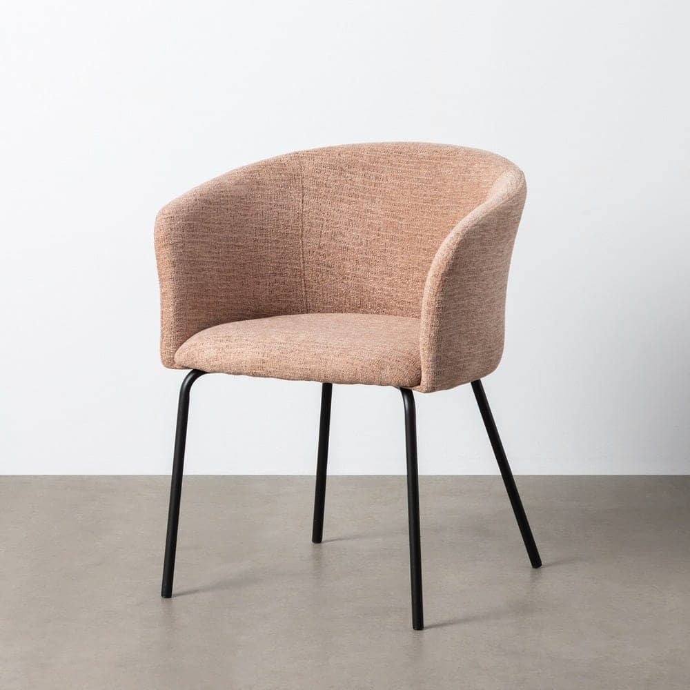 Silla Rosa Tejido y Metal 61x56x77,5 cm, No Apilable, EN16139 - Imagen 10