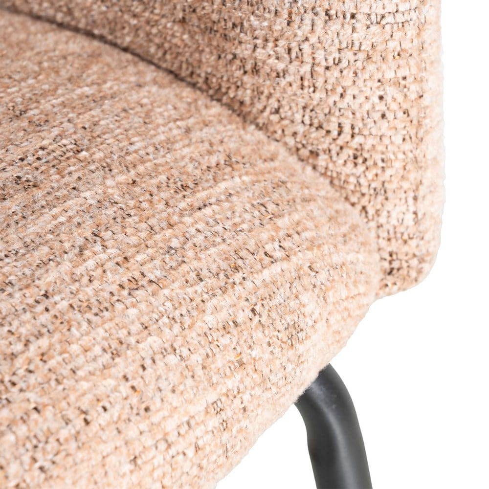Silla Rosa Tejido y Metal 61x56x77,5 cm, No Apilable, EN16139 - Imagen 8