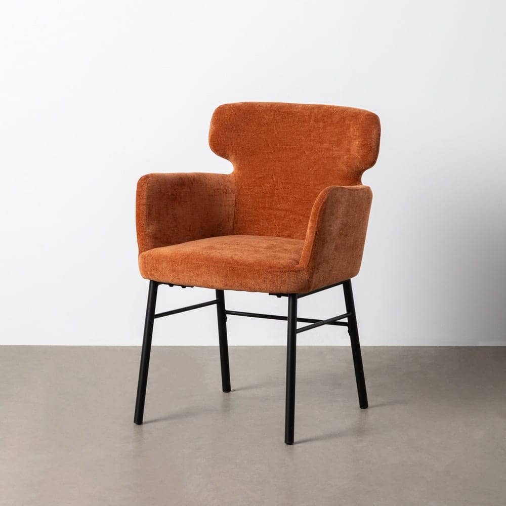 Silla Terracota Tejido-Metal 59,5x62,5x86 cm, No Apilable, EN16139 - Imagen 9