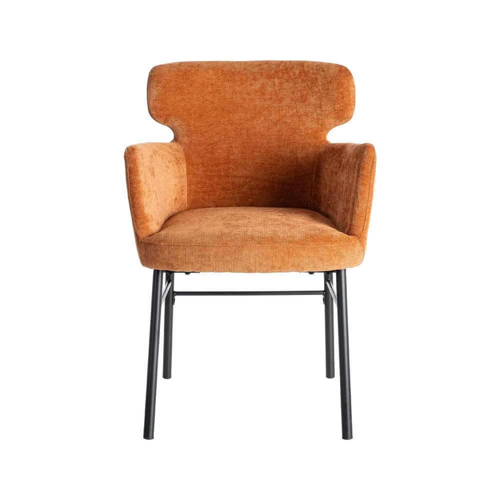 Silla Terracota Tejido-Metal 59,5x62,5x86 cm, No Apilable, EN16139 - Imagen 2