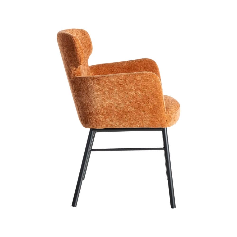 Silla Terracota Tejido-Metal 59,5x62,5x86 cm, No Apilable, EN16139 - Imagen 3