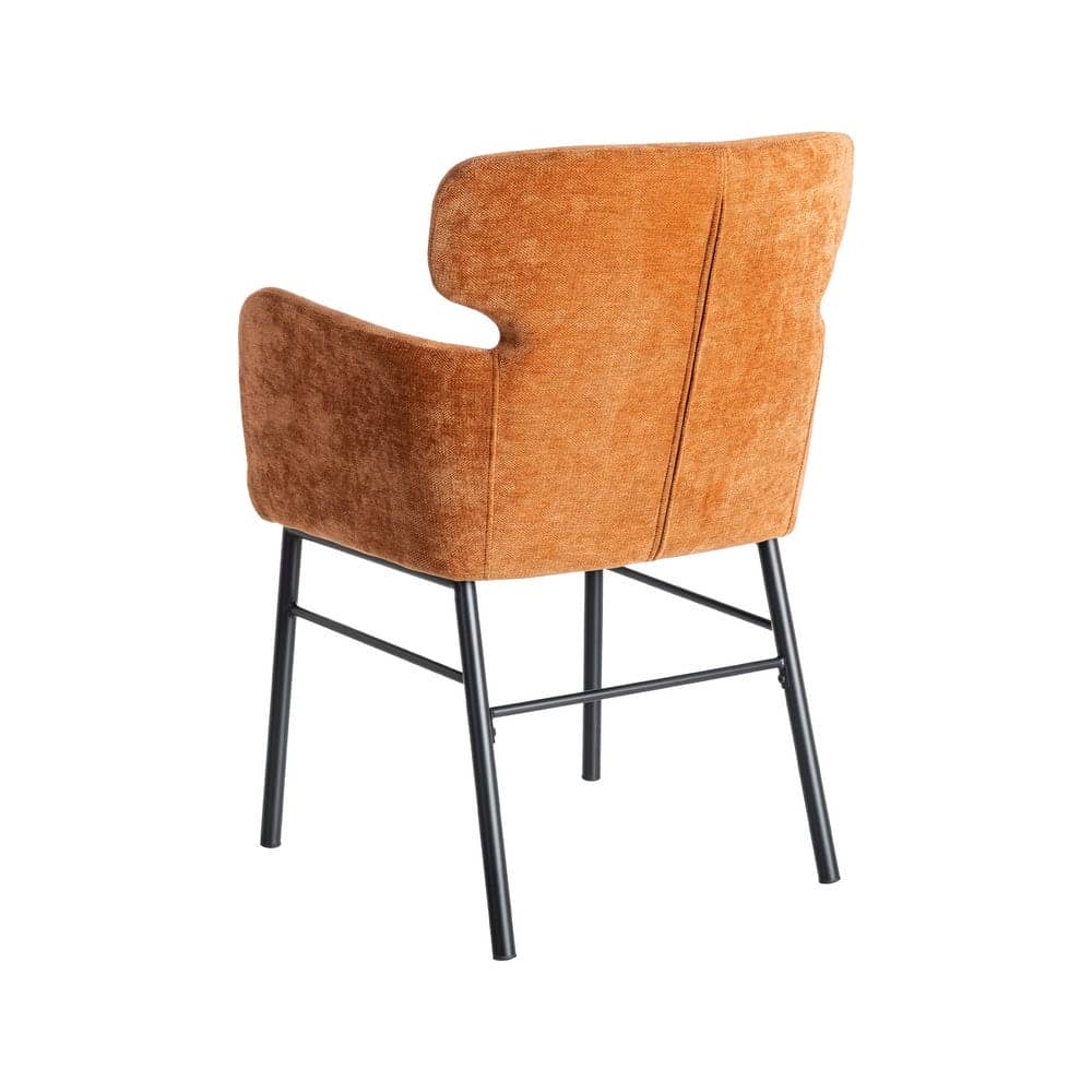 Silla Terracota Tejido-Metal 59,5x62,5x86 cm, No Apilable, EN16139 - Imagen 4