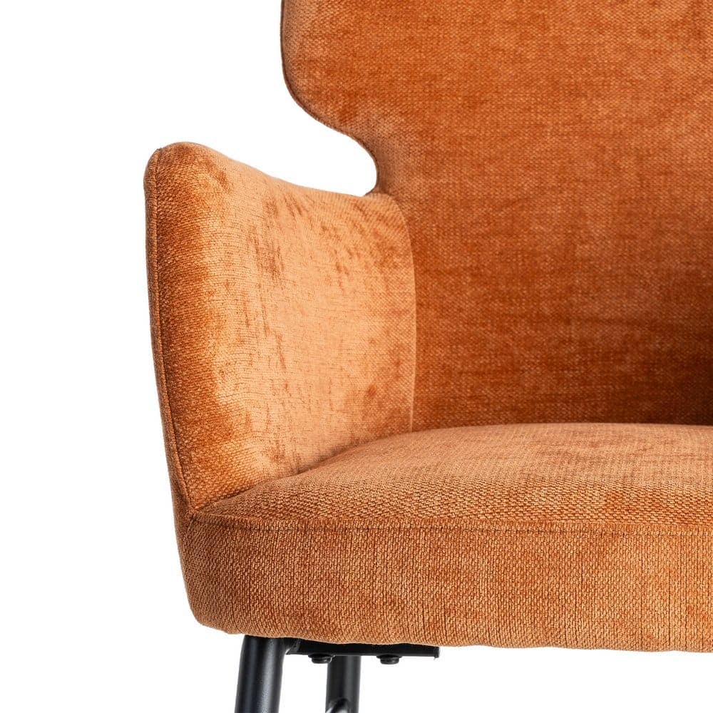Silla Terracota Tejido-Metal 59,5x62,5x86 cm, No Apilable, EN16139 - Imagen 6