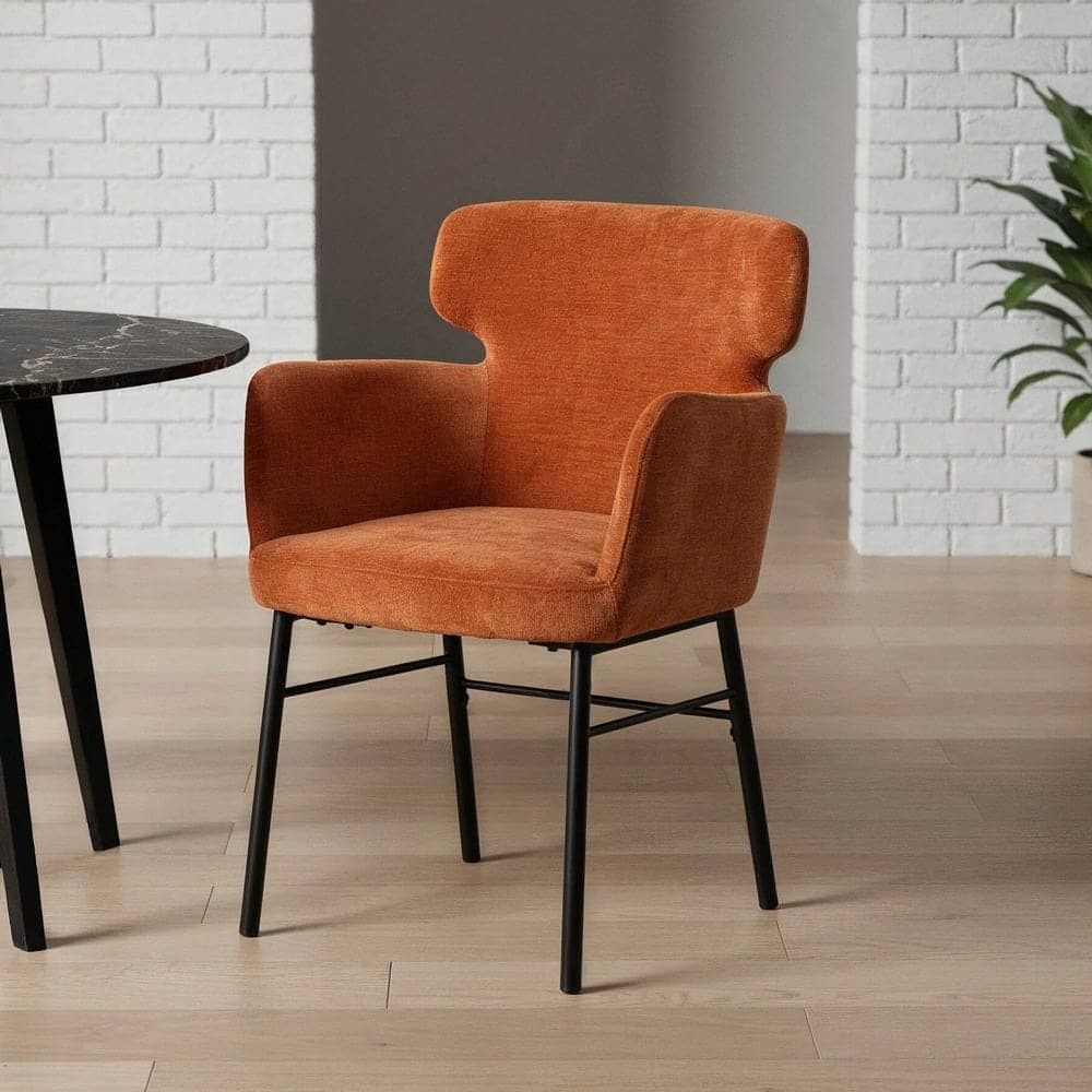 Silla Terracota Tejido-Metal 59,5x62,5x86 cm, No Apilable, EN16139 - Imagen 10