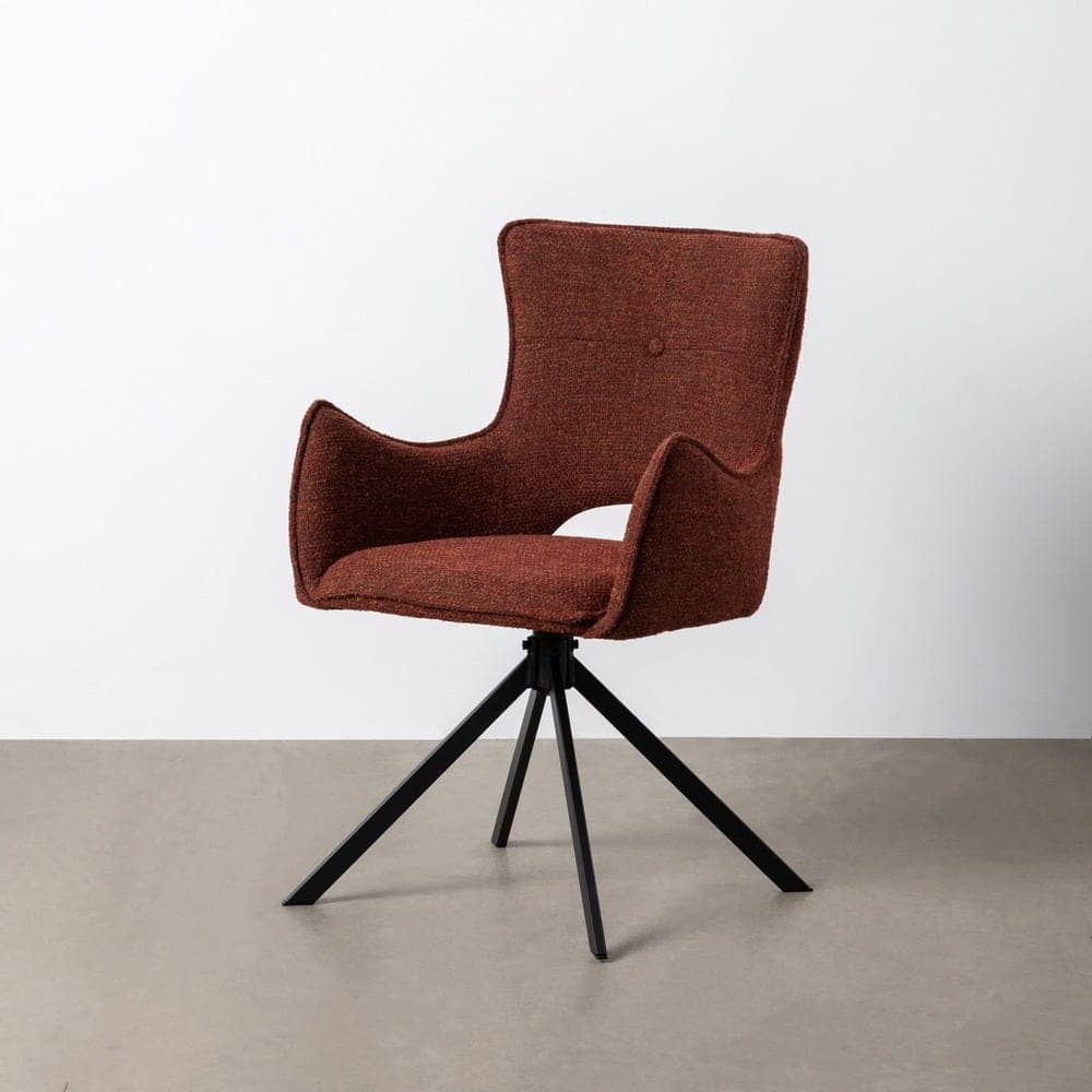 Silla Rojo Tejido y Metal 58,5x60x86,5 cm, No Apilable, EN16139 - Imagen 10
