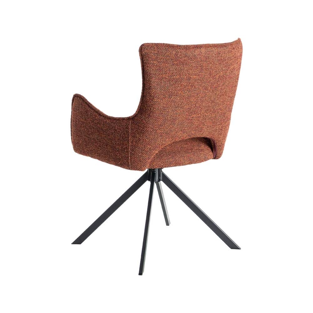 Silla Rojo Tejido y Metal 58,5x60x86,5 cm, No Apilable, EN16139 - Imagen 4