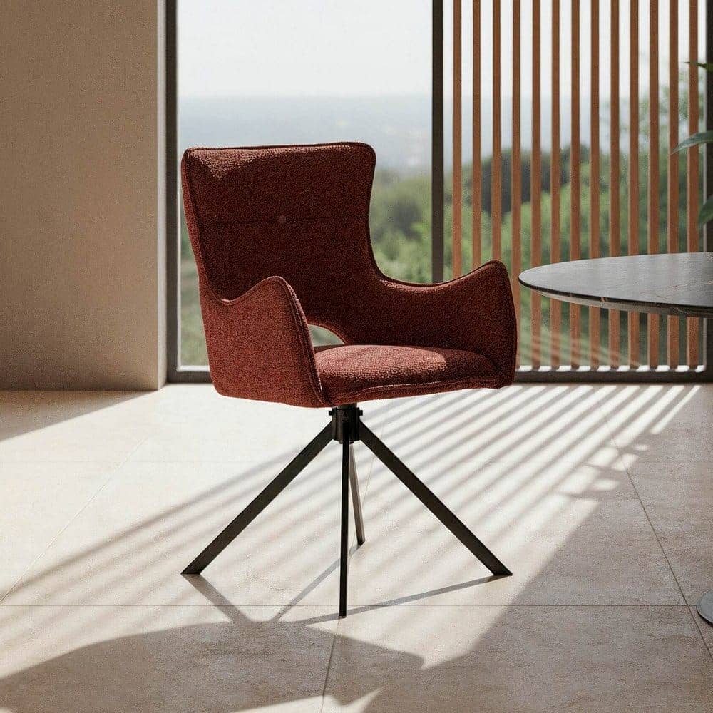 Silla Rojo Tejido y Metal 58,5x60x86,5 cm, No Apilable, EN16139 - Imagen 11