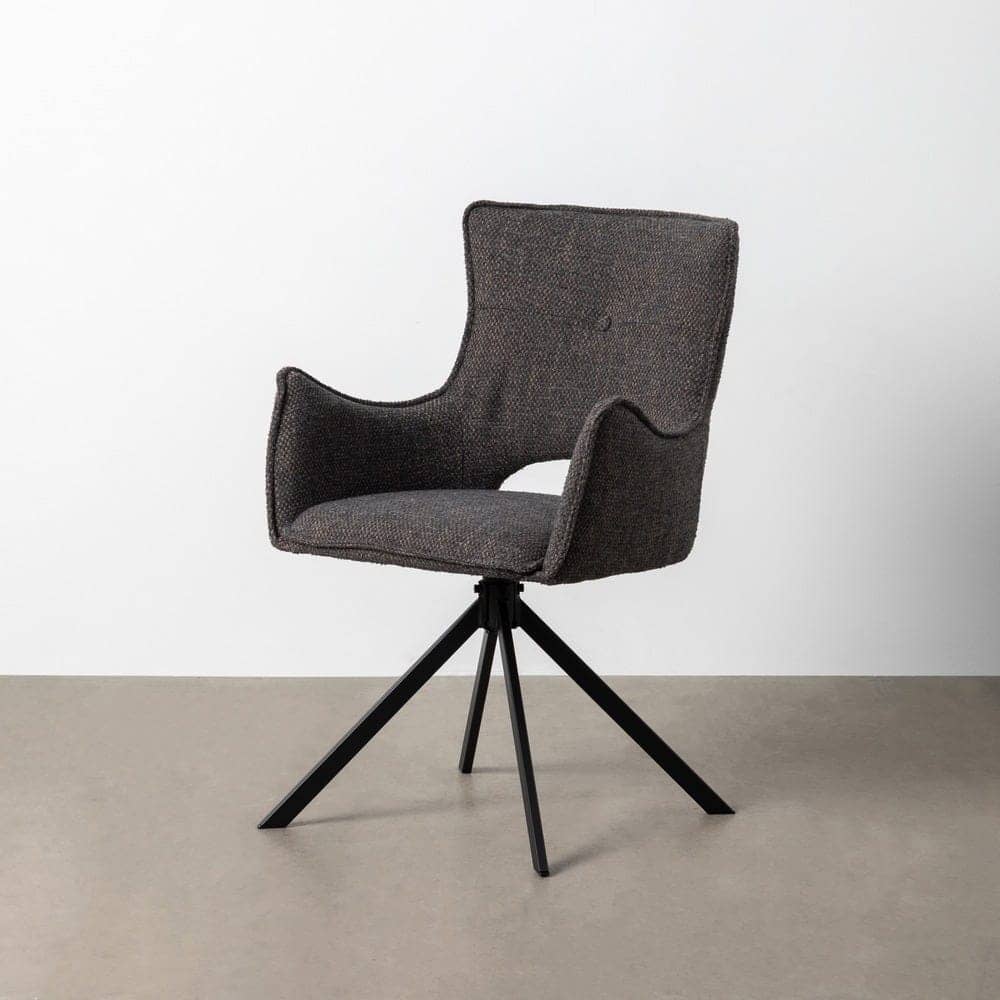 Silla Gris de Tejido y Metal, 58,5x60x86,5 cm, No Apilable - Imagen 10
