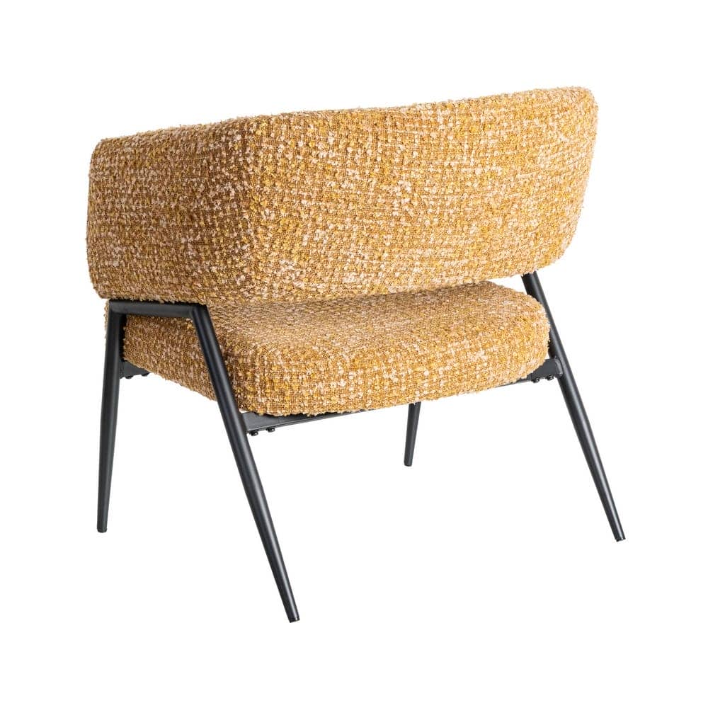 Sillón Mostaza Tejido-Metal 71x70x75 cm, Normativa EN16139 - Imagen 4