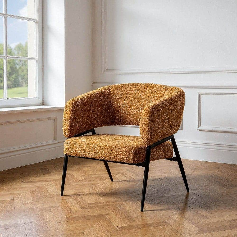 Sillón Mostaza Tejido-Metal 71x70x75 cm, Normativa EN16139 - Imagen 10