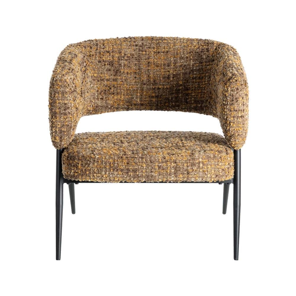 Sillón Jaspeado Marrón Tejido-Metal 71x70x75 cm, Normativa EN16139 - Imagen 2