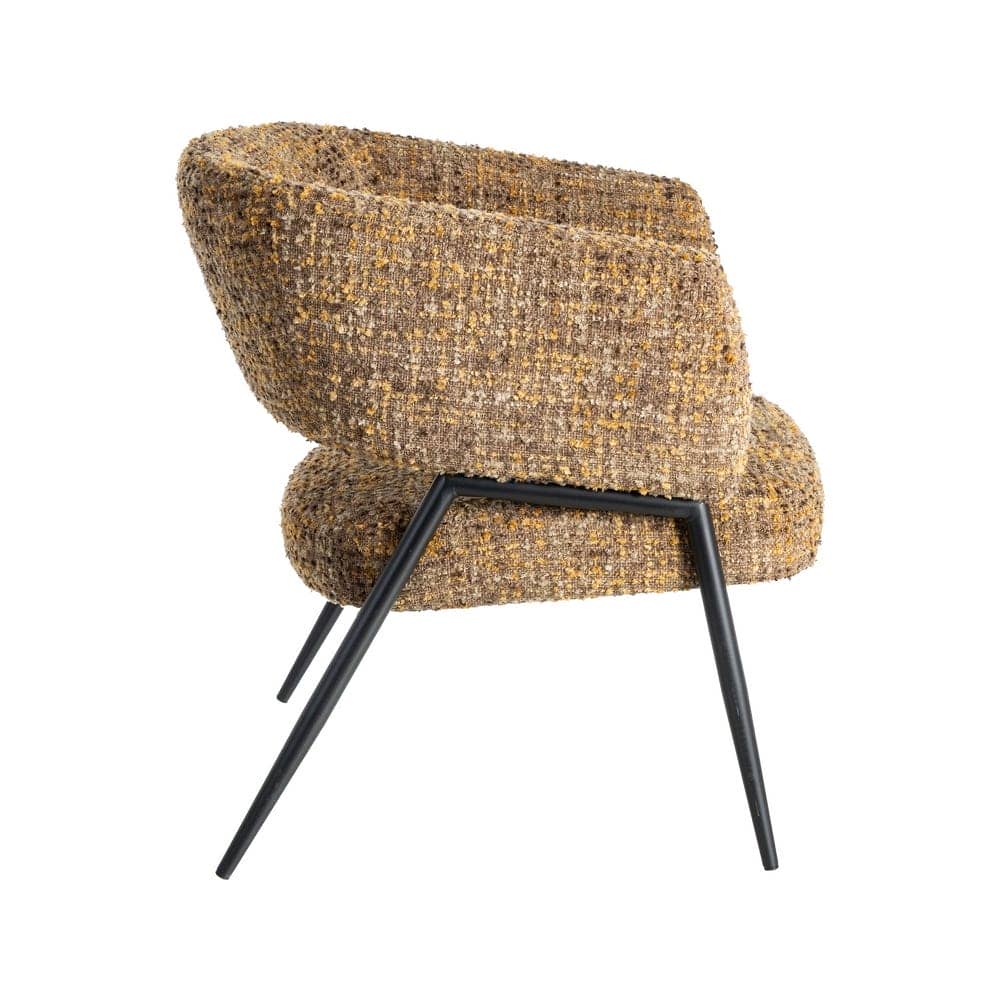 Sillón Jaspeado Marrón Tejido-Metal 71x70x75 cm, Normativa EN16139 - Imagen 3