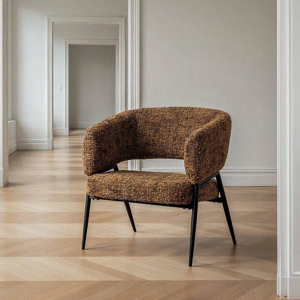 Sillón Jaspeado Marrón Tejido-Metal 71x70x75 cm, Normativa EN16139 - Imagen 10