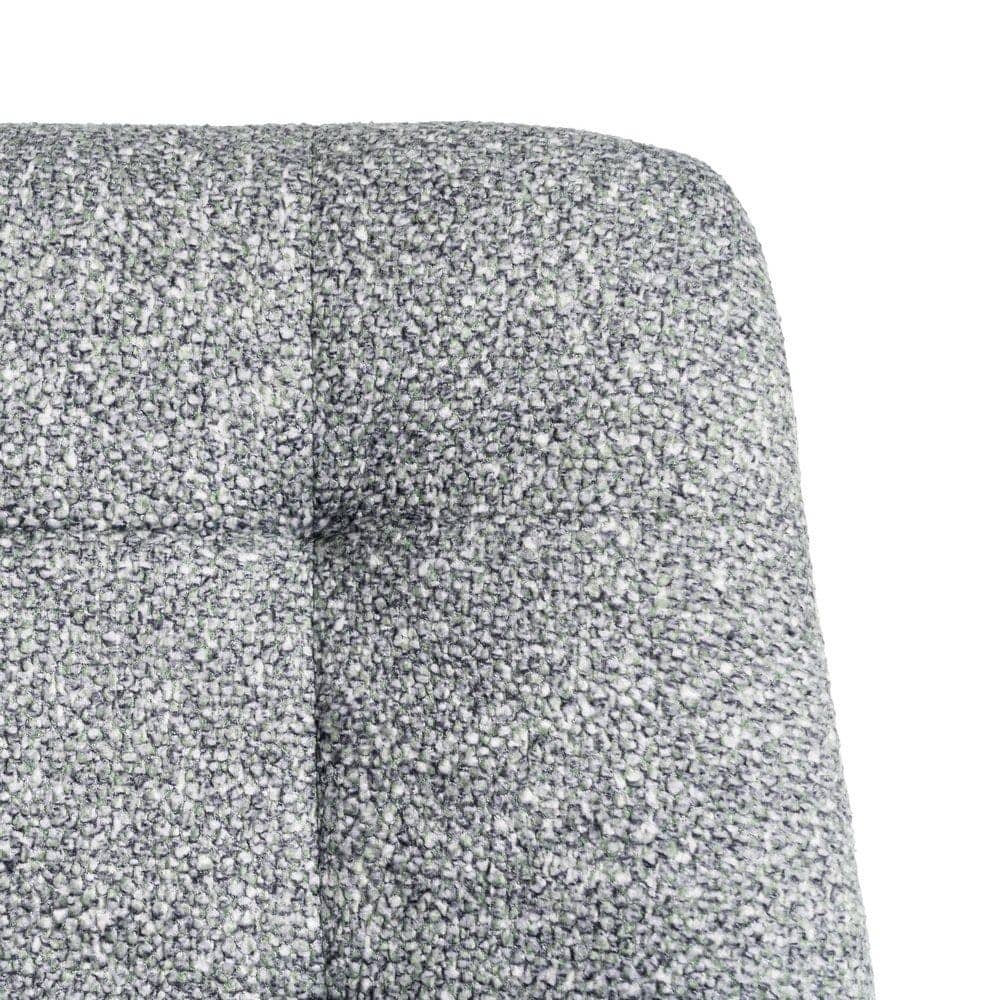 Silla Jaspeada Verde Tejido 100% Poliéster y Patas de Hierro 44x52x86 cm - Imagen 9