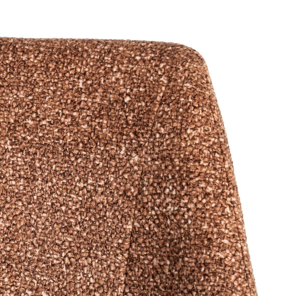 Silla Jaspeada Ocre Tejido 100% Poliéster y Patas de Hierro 50x57x81 cm - Imagen 9