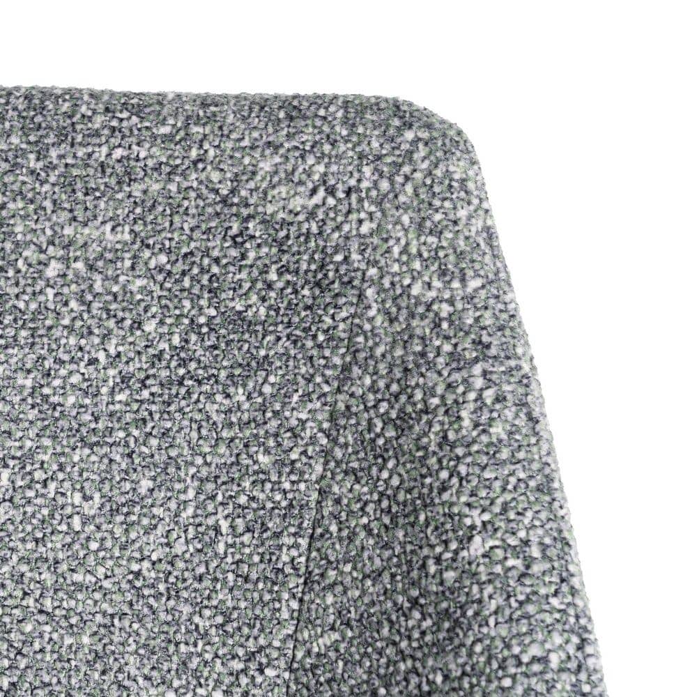 Silla Jaspeada Verde Tejido 100% Poliéster y Patas de Hierro 50x57x81 cm - Imagen 9
