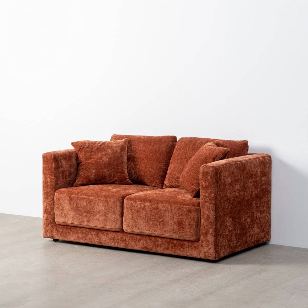 Sofá 2 Plazas Teja Tejido 100% Poliéster y Madera Conglomerada 165x96x86 cm - Imagen 10
