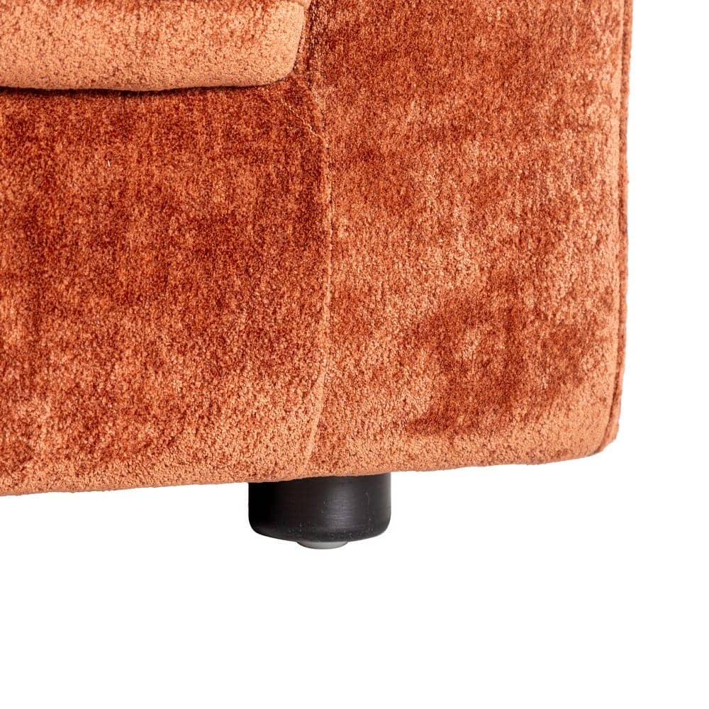 Sofá 2 Plazas Teja Tejido 100% Poliéster y Madera Conglomerada 165x96x86 cm - Imagen 7