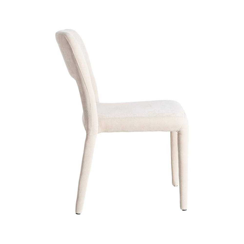 Silla Apilable Gris de Tejido con Estructura de Metal - 47x61x84 cm - Imagen 3