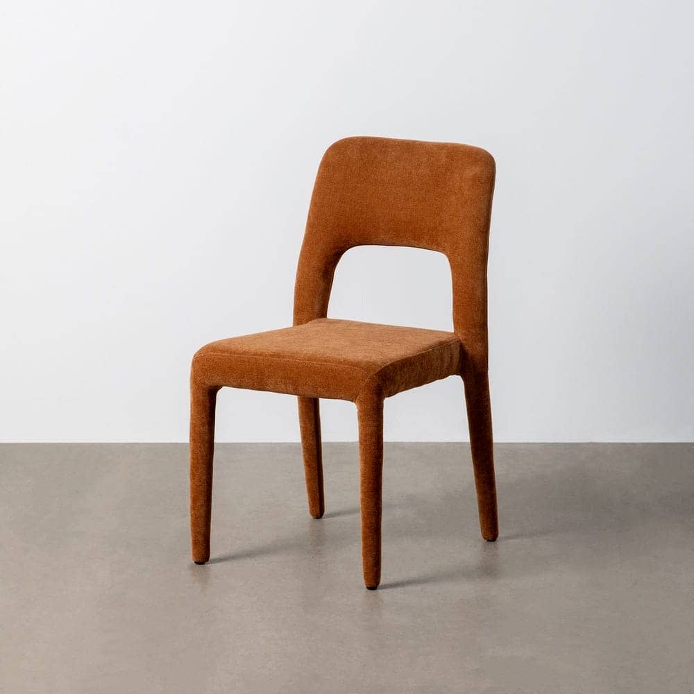 Silla Apilable Marrón de Tejido con Estructura de Metal - 47x61x84 cm - Imagen 10