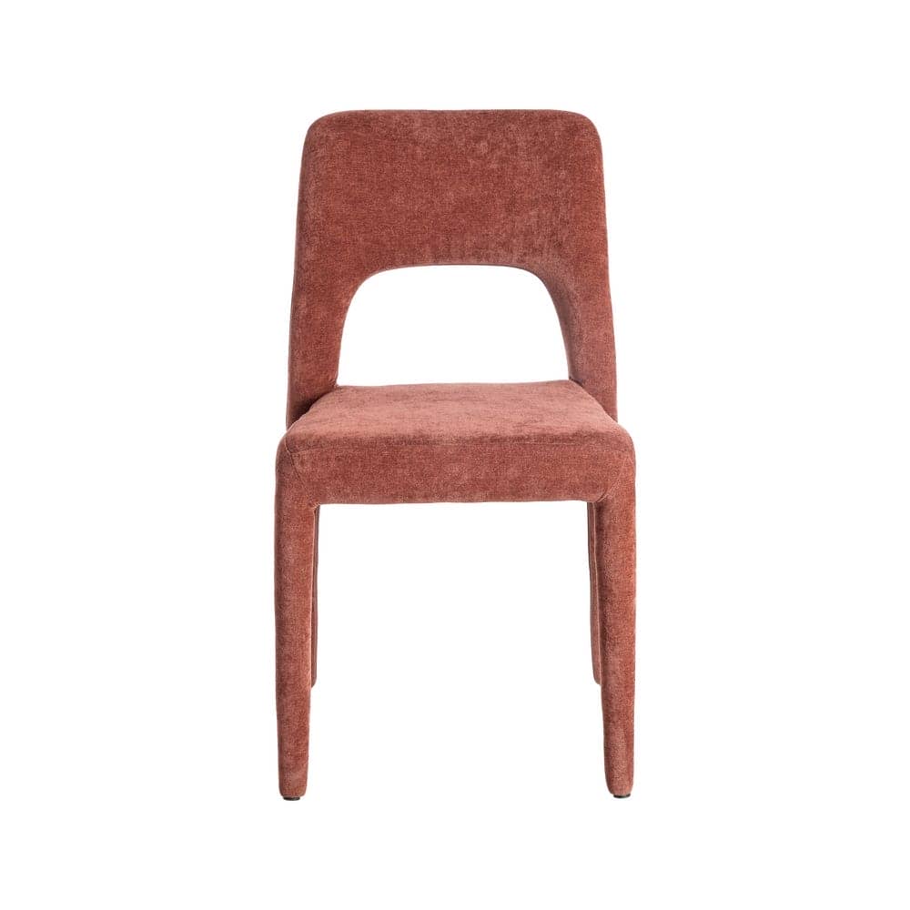 Silla Burdeos Tejido Apilable con Estructura de Metal - 47x61x84 cm - Imagen 2