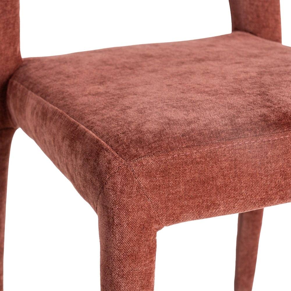 Silla Burdeos Tejido Apilable con Estructura de Metal - 47x61x84 cm - Imagen 7