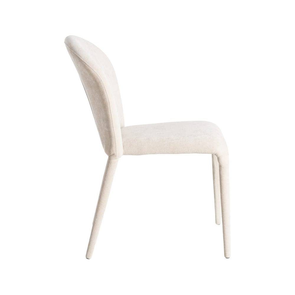 Silla Apilable Gris de Tejido con Estructura de Metal - 50x61x82 cm - Imagen 3