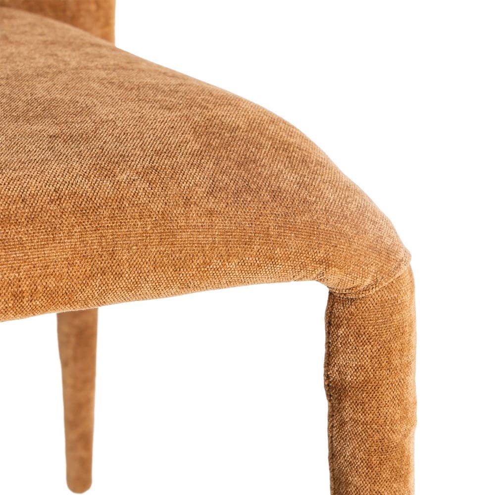 Silla Apilable Marrón de Tejido con Estructura de Metal - 50x61x82 cm - Imagen 7