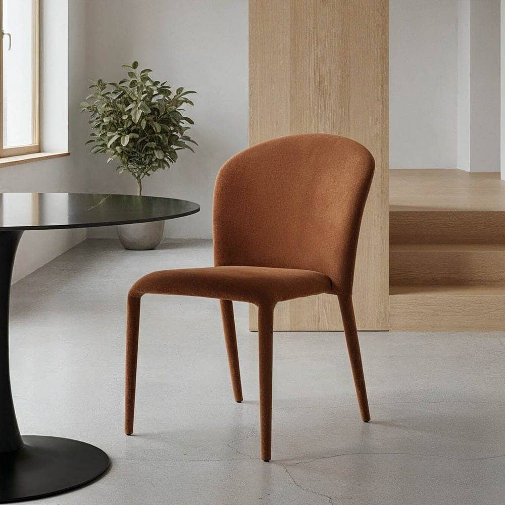 Silla Apilable Marrón de Tejido con Estructura de Metal - 50x61x82 cm - Imagen 11