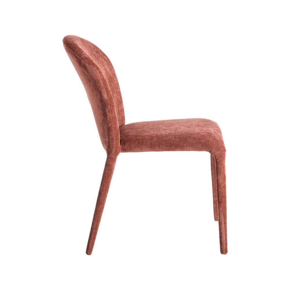Silla Apilable Burdeos Tejido con Estructura de Metal 50x61x82 cm - Imagen 2