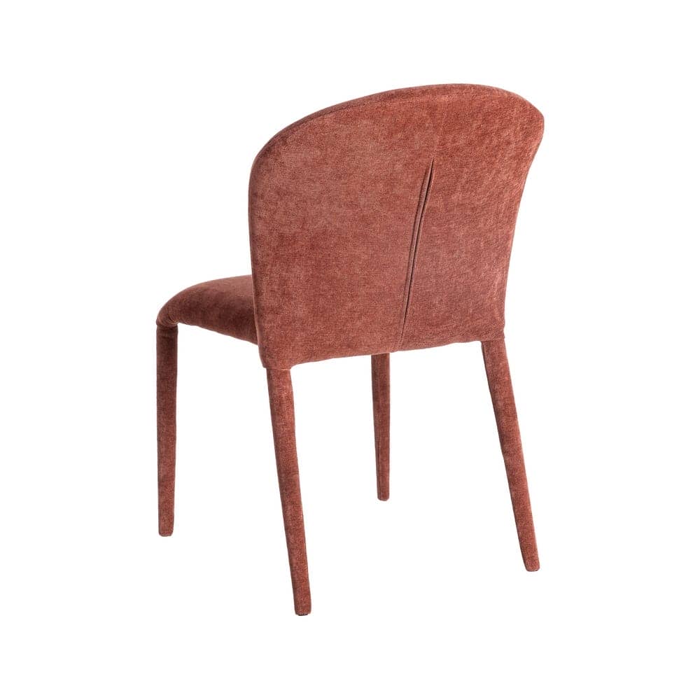 Silla Apilable Burdeos Tejido con Estructura de Metal 50x61x82 cm - Imagen 4