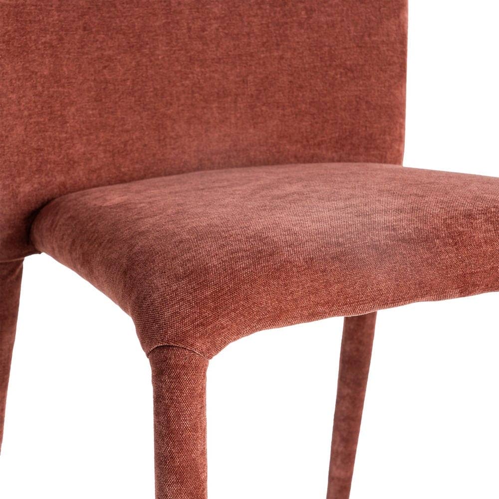Silla Apilable Burdeos Tejido con Estructura de Metal 50x61x82 cm - Imagen 6