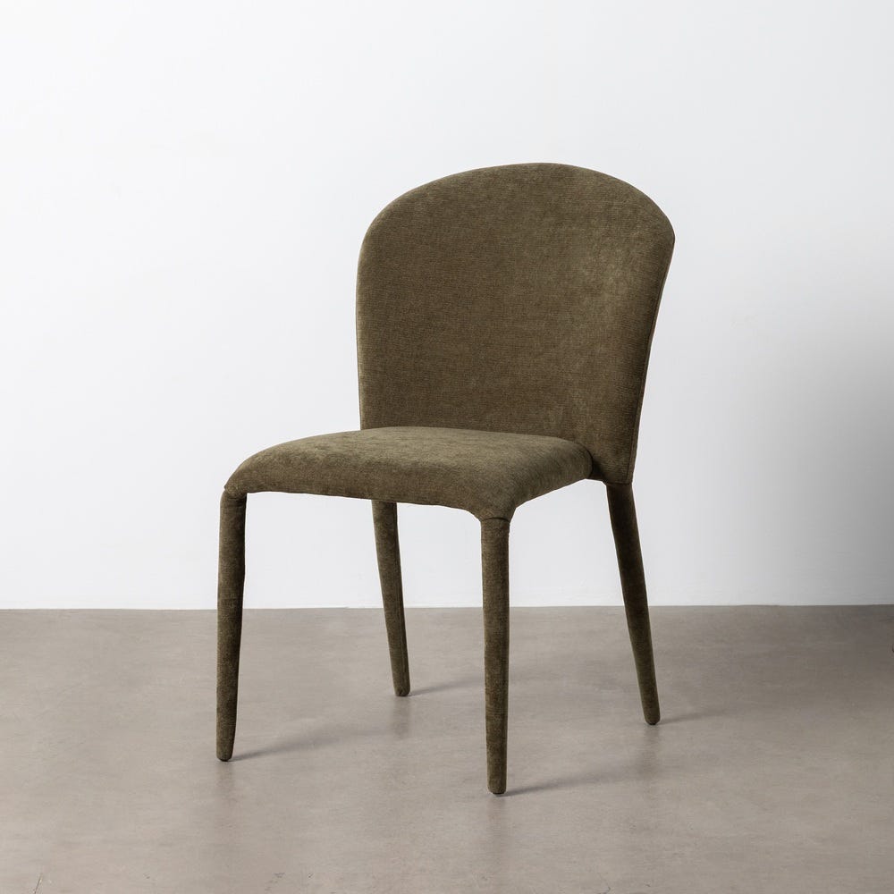 Pack de 4 Sillas Apilable Verde Tejido Salón 50 x 61 x 82 cm - Imagen 12